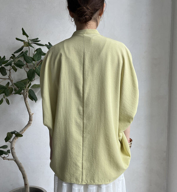  「【WEB限定】タンブラーブッチャー袖ギャザーシャツ」|シャツ・ブラウス|