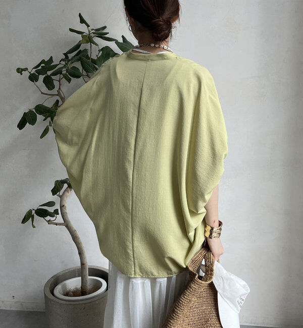  「【WEB限定】タンブラーブッチャー袖ギャザーシャツ」|シャツ・ブラウス|