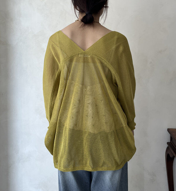  「【WEB限定】ストローヤーンボレロカーディガン」|カーディガン|