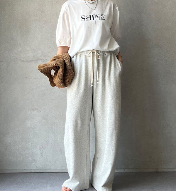  「【WEB限定】ライトドライ天竺ロゴTE」|Tシャツ・カットソー|