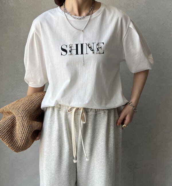  「【WEB限定】ライトドライ天竺ロゴTE」|Tシャツ・カットソー|