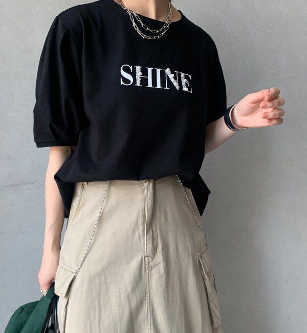  「【WEB限定】ライトドライ天竺ロゴTE」|Tシャツ・カットソー|