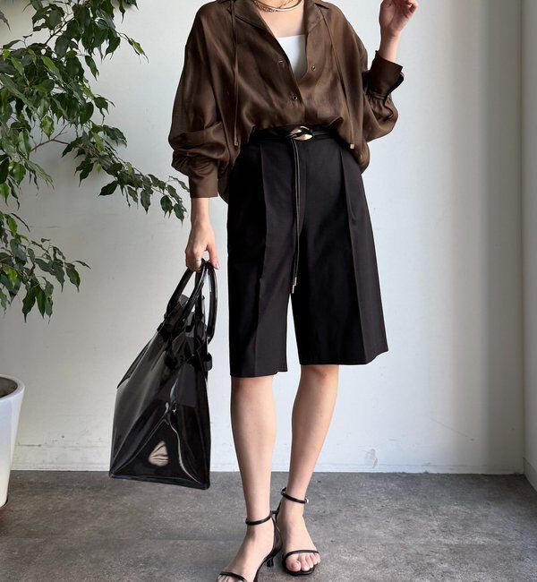  「シアー開襟シャツ」|シャツ・ブラウス|