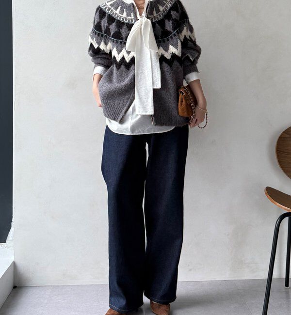  「棒タイ2WAYブラウス」|シャツ・ブラウス|