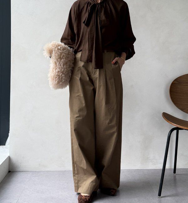  「棒タイ2WAYブラウス」|シャツ・ブラウス|