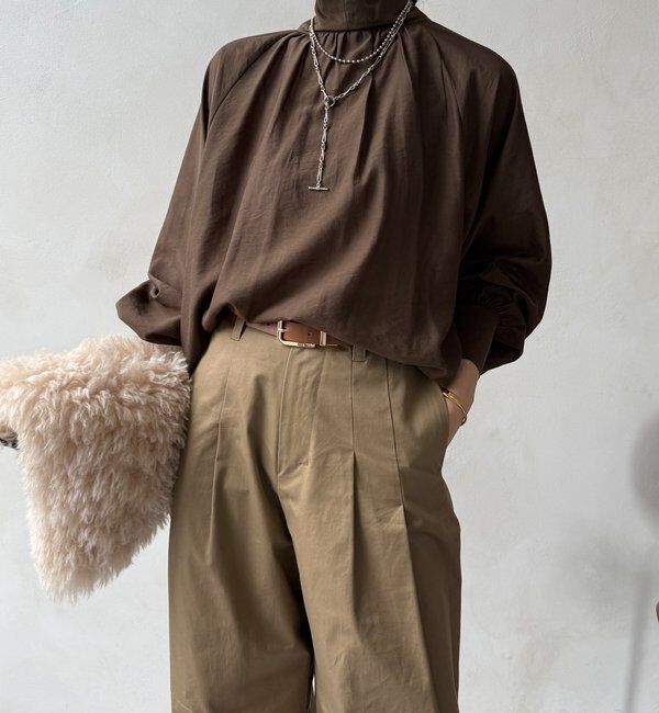  「棒タイ2WAYブラウス」|シャツ・ブラウス|