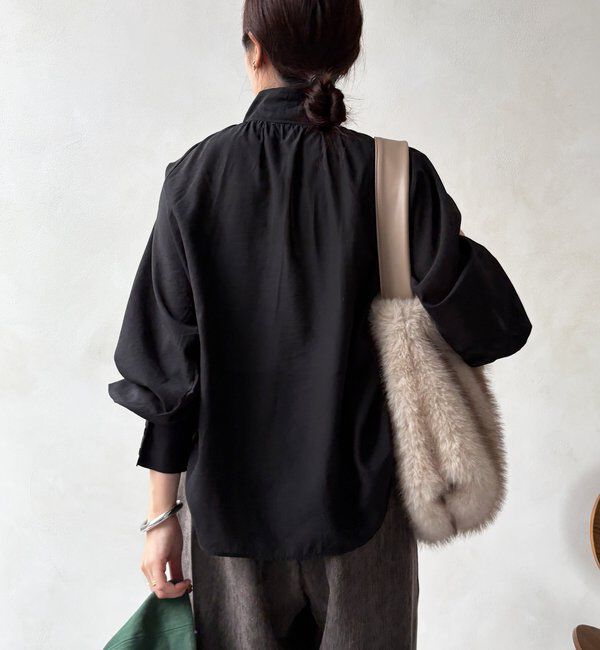  「棒タイ2WAYブラウス」|シャツ・ブラウス|