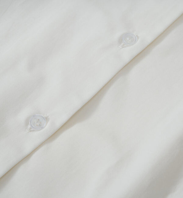  「《きちんと感をプラス》モイストブロードブラウス」|シャツ・ブラウス|