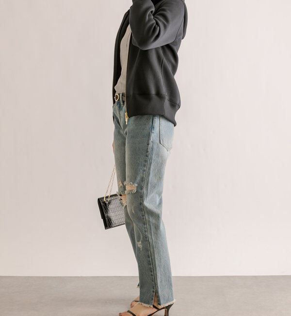  「【WEB限定/累計販売9000枚突破】スポンジダンボールZIPパーカーカットソー」|パーカー|