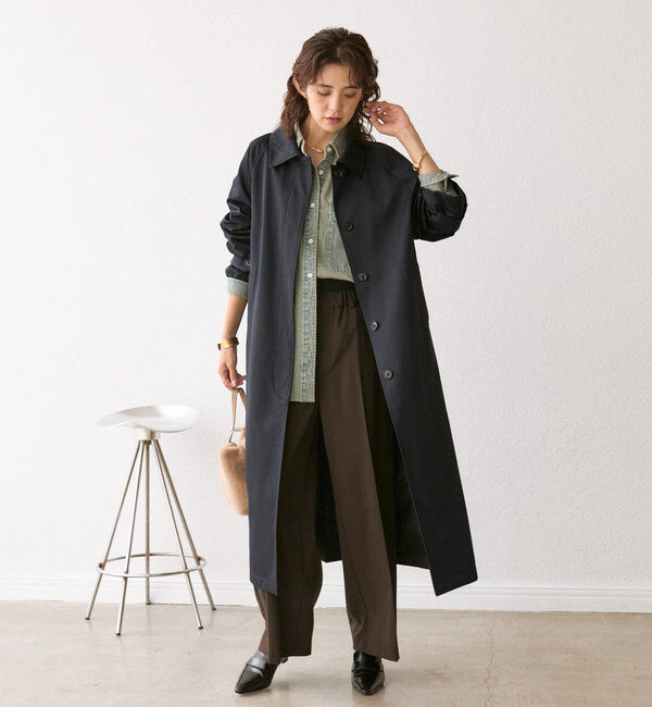  「【MONN.:. (モン)】オーバーステンカラーコート」|その他|