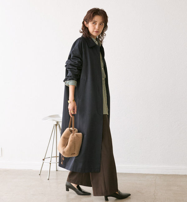  「【MONN.:. (モン)】オーバーステンカラーコート」|その他|