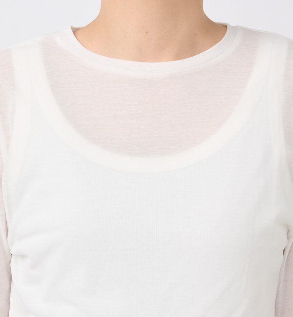  「【MONN.:.(モン)】シアーロンT」|Tシャツ・カットソー|