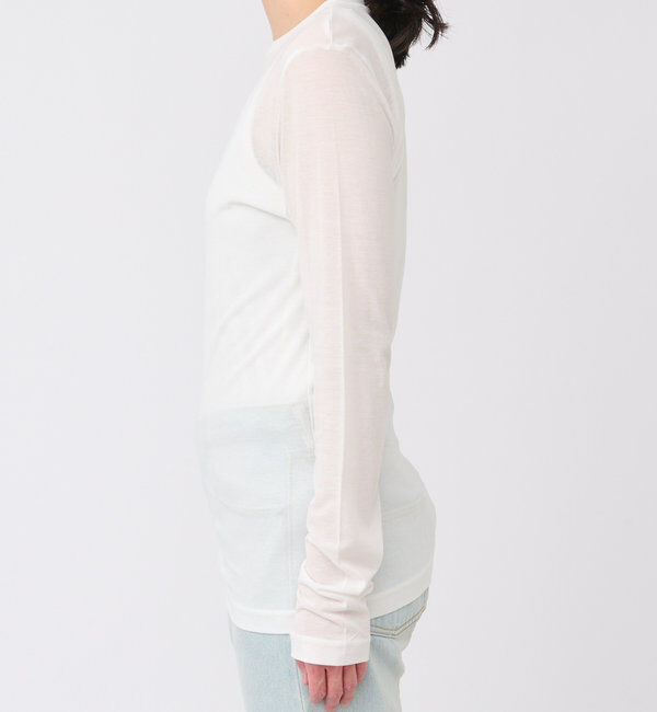  「【MONN.:.(モン)】シアーロンT」|Tシャツ・カットソー|