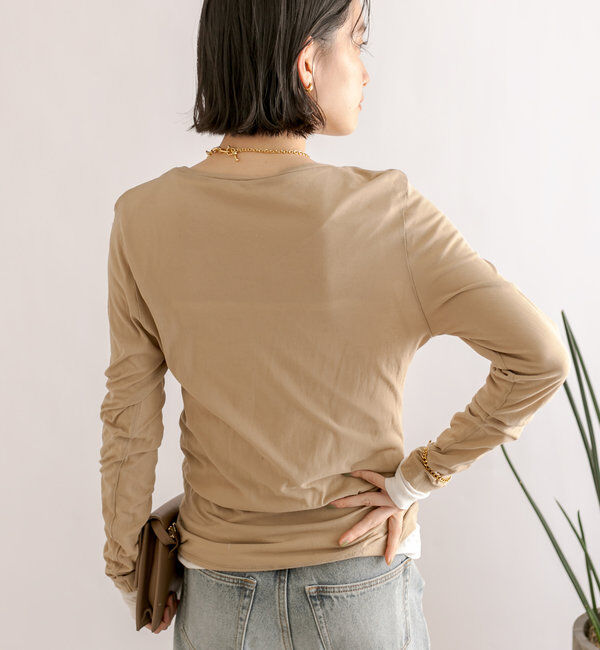  「【MONN.:.(モン)】シアーロンT」|Tシャツ・カットソー|