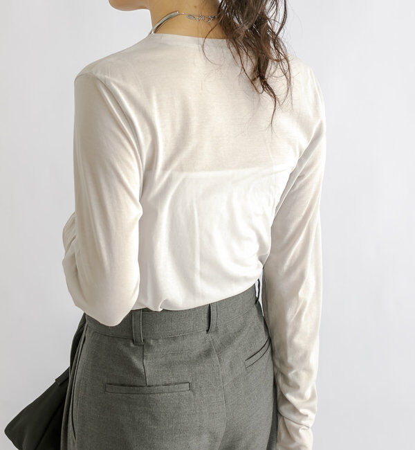  「【MONN.:.(モン)】シアーロンT」|Tシャツ・カットソー|