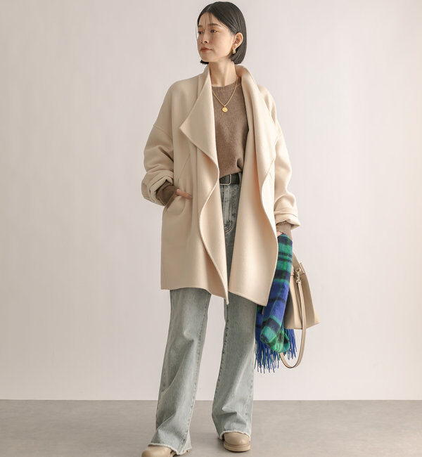  「【MONN.:. (モン)】フレアデニム」|デニム|