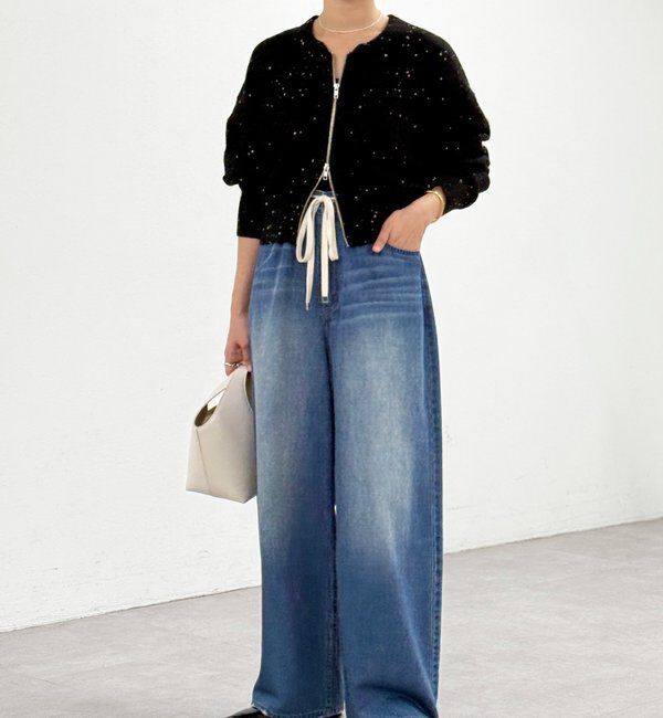  「【柔らかな履き心地】ドロストルーズデニム」|デニム|