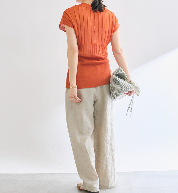  「【大人のこなれ感】マルチリブジレプルオーバー」|ニット・セーター|