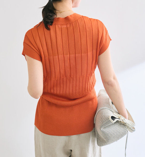  「【大人のこなれ感】マルチリブジレプルオーバー」|ニット・セーター|