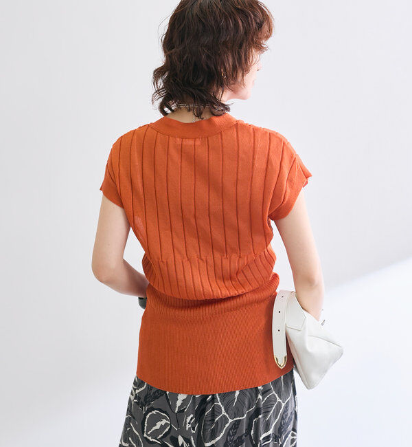  「【大人のこなれ感】マルチリブジレプルオーバー」|ニット・セーター|