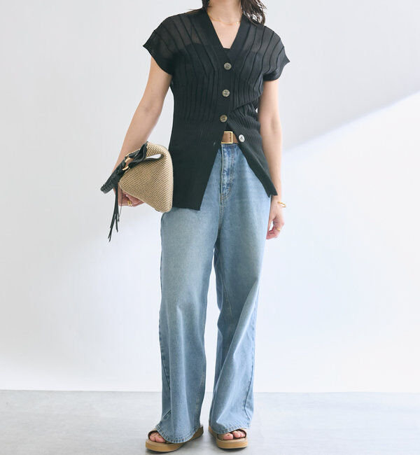  「【大人のこなれ感】マルチリブジレプルオーバー」|ニット・セーター|