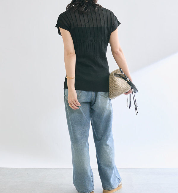  「【大人のこなれ感】マルチリブジレプルオーバー」|ニット・セーター|