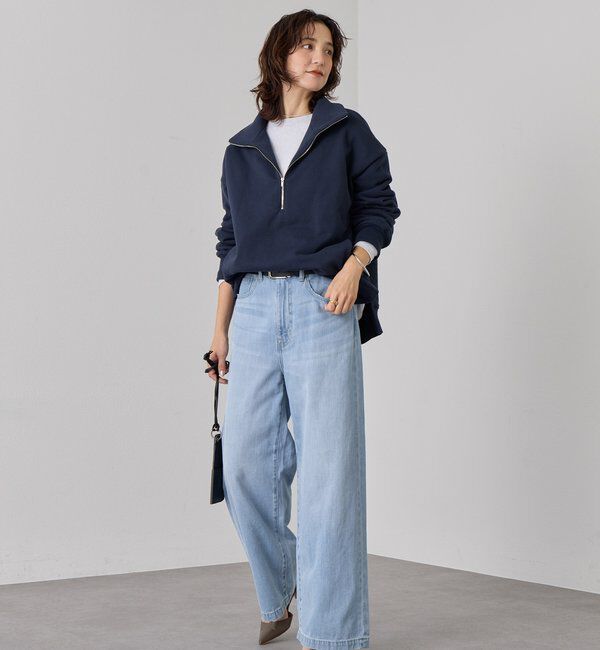  「予約【A・MONN.:.(アモン)】ZIP SWEAT プルオーバー」|Tシャツ・カットソー|