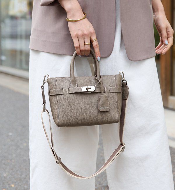  「予約【実用性抜群】ひねり金具ミニトートバッグ」|クラッチバッグ|