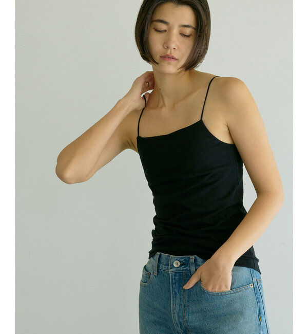 La nature linge「《3サイズ展開》【La nature linge】ベア天竺キャミソール」|インナー|