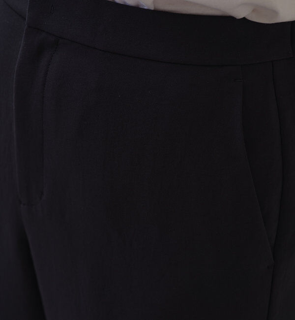  「【サイズ展開あり】ジャージーセミフレアパンツ」|スラックス|