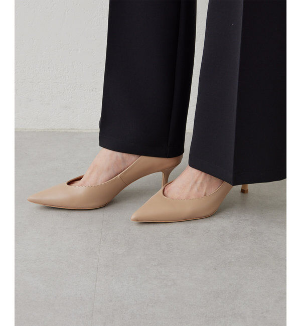  「【サイズ展開あり】ジャージーセミフレアパンツ」|スラックス|