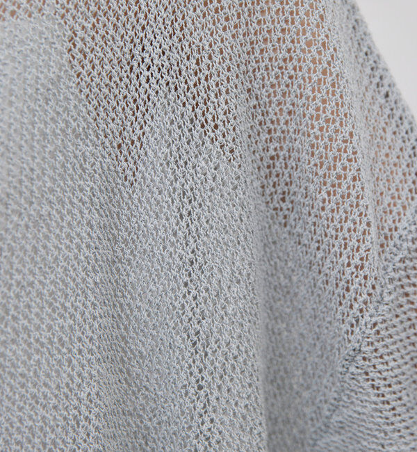  「リネンメッシュプルオーバー」|ニット・セーター|