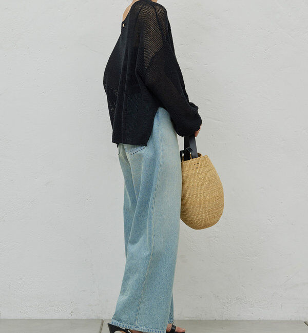  「リネンメッシュプルオーバー」|ニット・セーター|