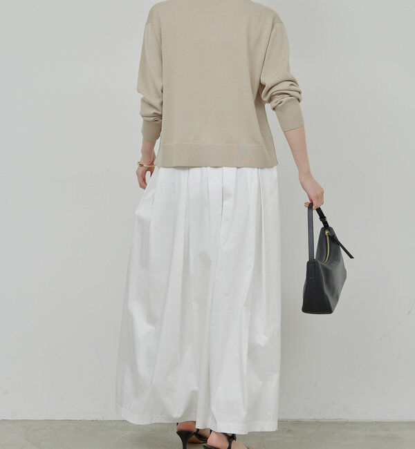  「【接触冷感/アンサンブル対応】アイシーコットンVカーデ」|ニット・セーター|