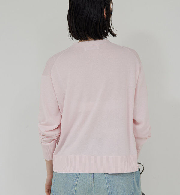  「【接触冷感/アンサンブル対応】アイシーコットンVカーデ」|ニット・セーター|