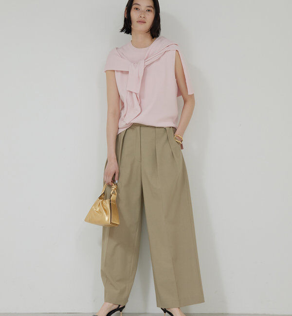  「【接触冷感/アンサンブル対応】アイシーコットンVカーデ」|ニット・セーター|