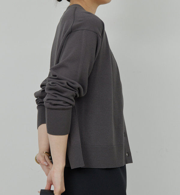  「【接触冷感/アンサンブル対応】アイシーコットンVカーデ」|ニット・セーター|