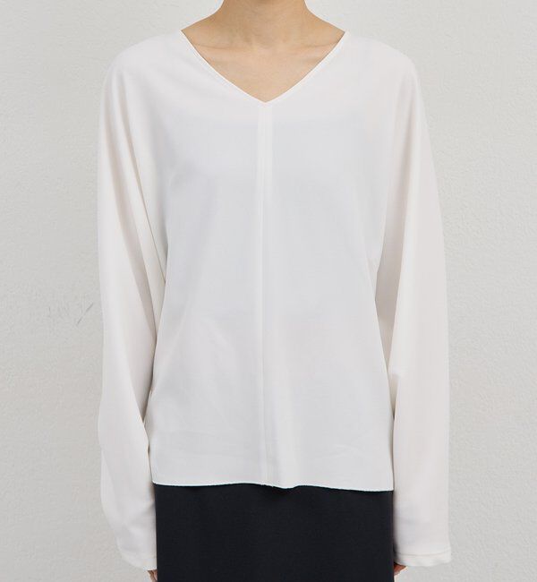  「Vネックプルオーバー」|シャツ・ブラウス|