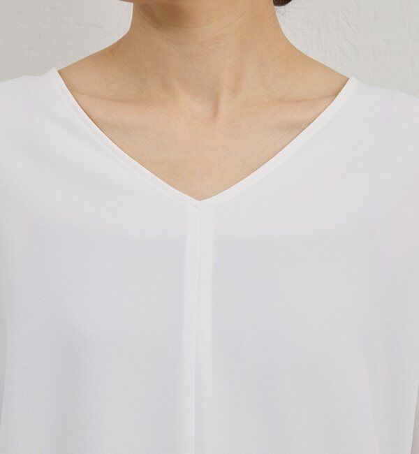  「Vネックプルオーバー」|シャツ・ブラウス|