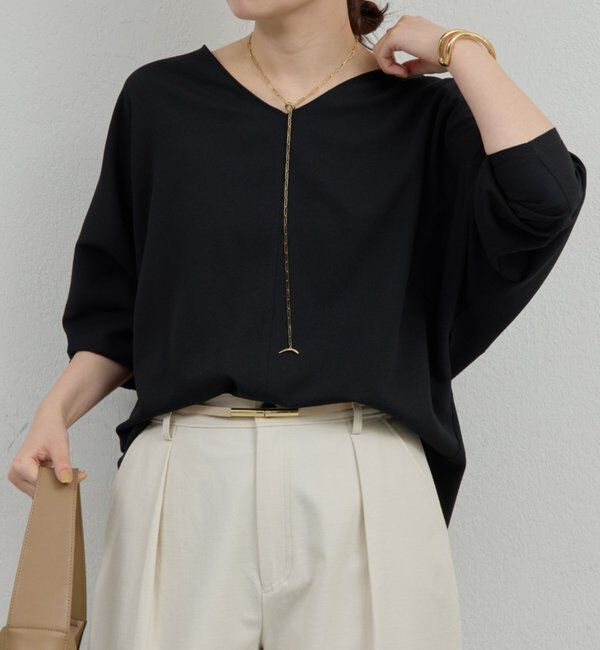  「Vネックプルオーバー」|シャツ・ブラウス|
