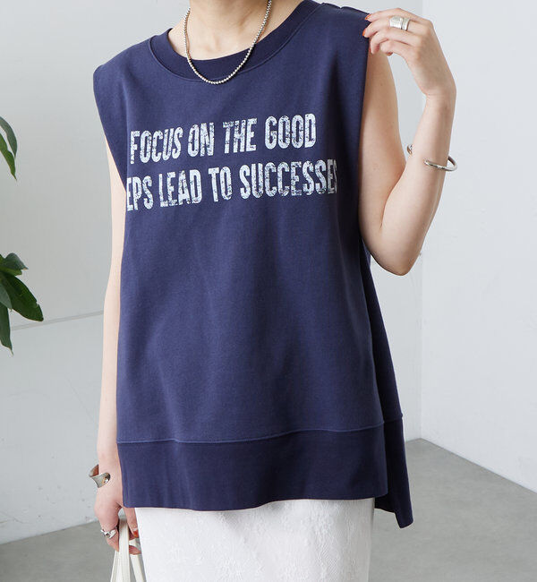  「ノースリロゴスウェット」|Tシャツ・カットソー|ネイビー