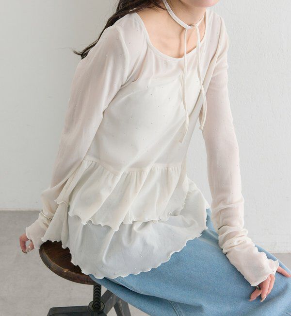  「26SSドットティアードプルオーバー」|Tシャツ・カットソー|