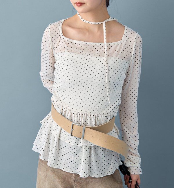  「26SSドットティアードプルオーバー」|Tシャツ・カットソー|