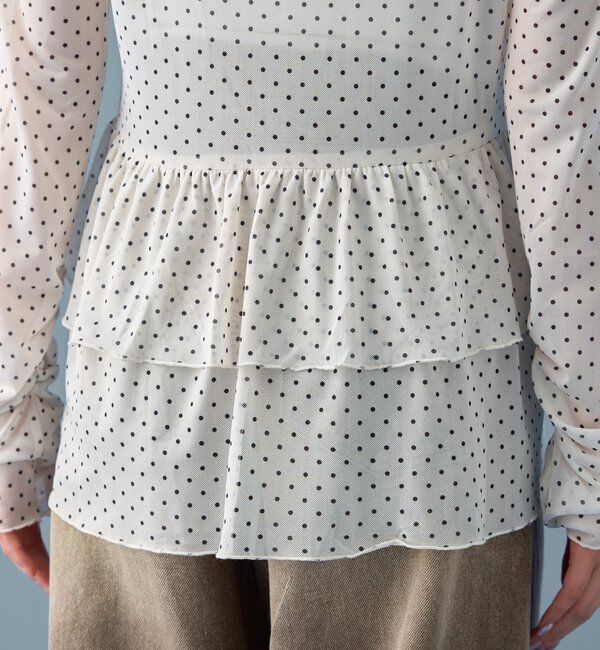  「26SSドットティアードプルオーバー」|Tシャツ・カットソー|