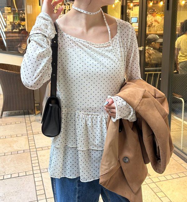  「26SSドットティアードプルオーバー」|Tシャツ・カットソー|