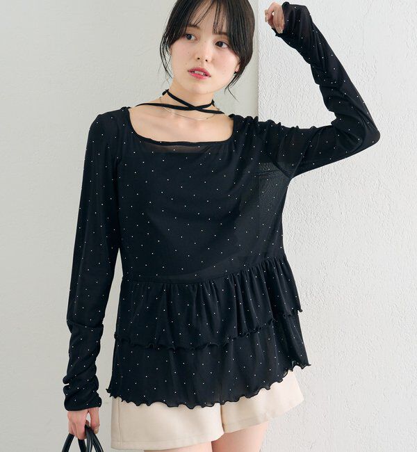  「26SSドットティアードプルオーバー」|Tシャツ・カットソー|