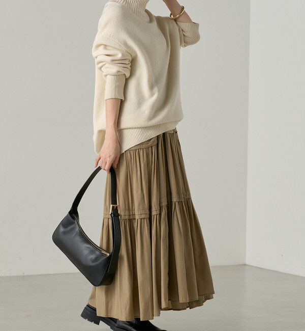  「【3サイズ展開】サテンティアードキャミワンピース」|ワンピース|