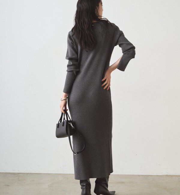  「リブニットワンピース」|ワンピース|