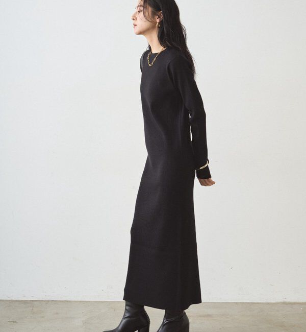  「リブニットワンピース」|ワンピース|