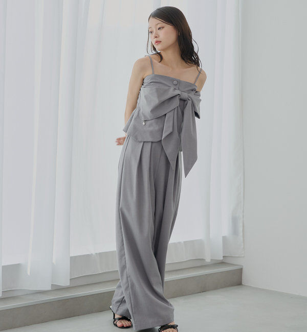  「【SALON by Chico】2wayリボンデザインベアコンビネゾン」|ワンピース|